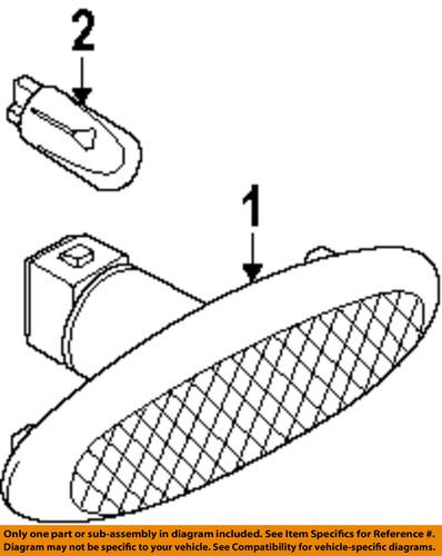 Jaguar oem c2s25583 side marker light bulb-marker lamp bulb