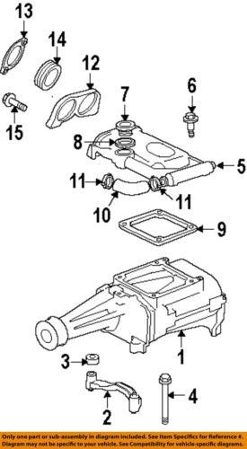 Jaguar oem ncc7735ba supercharger gasket/supercharger/blower part