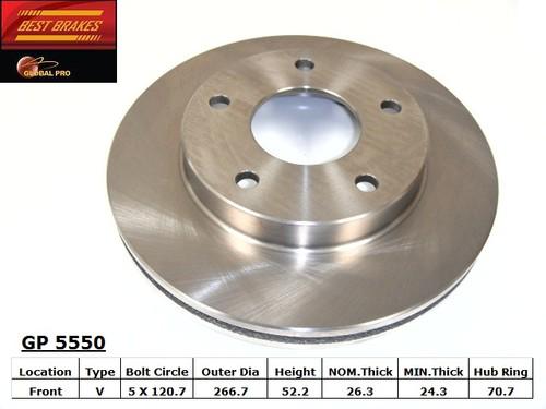 Best brakes usa gp5550 rear brake rotor/disc-disc brake rotor