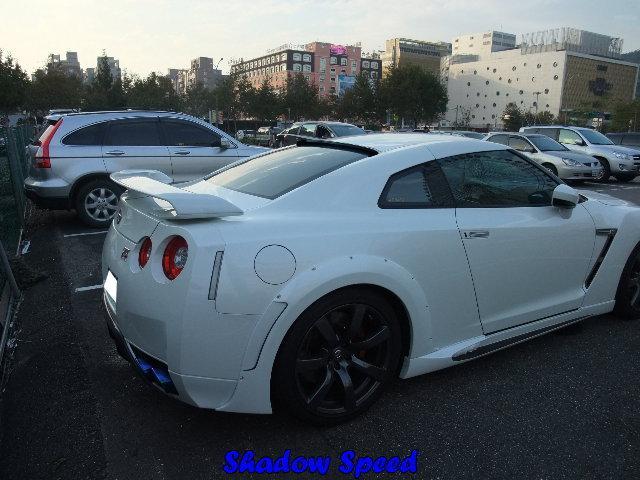 Painted a54 code nissan gtr coupe rear wing roof spoiler 2007 ~ 2011 new brs ☢