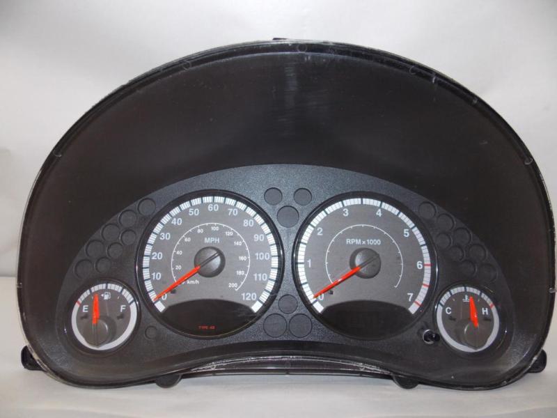 05-05 jeep liberty 2.4l & 3.7l 140k instrument cluster speedometer 2005 #7139