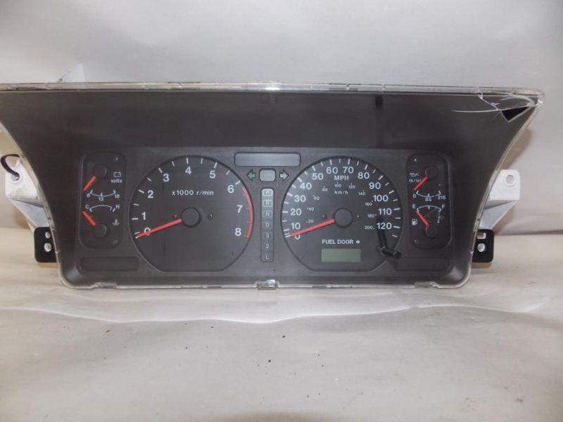 02-02 isuzu trooper 4x2 125k instrument cluster speedometer 2002 #6982