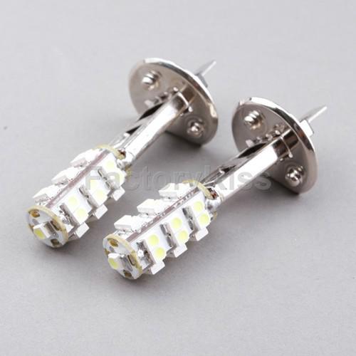 Gau auto 2 x car 25 led smd xenon-white bulbs h1 fog day driving light 12v #426