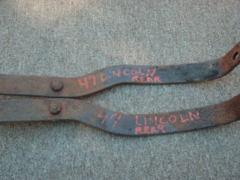 1947 lincoln rear bumper braces brackets