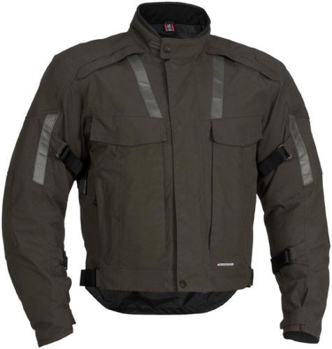 New firstgear kenya adult waterproof jacket, olive, large/lg