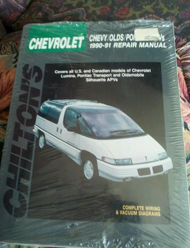 Chevrolet 1990 1991 repair manual chevy olds pontiac transport and oldsmobile 