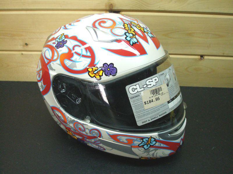 Hjc "lola" flyin' kolors helmet - size large