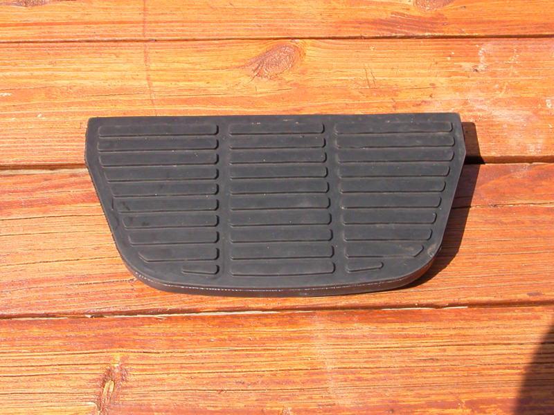 Harley davidson stock passenger floorboard pad