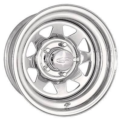 U.s. wheel 75 series chrome 8-spoke wheel 15"x8" 8x6.5" bc set of 4