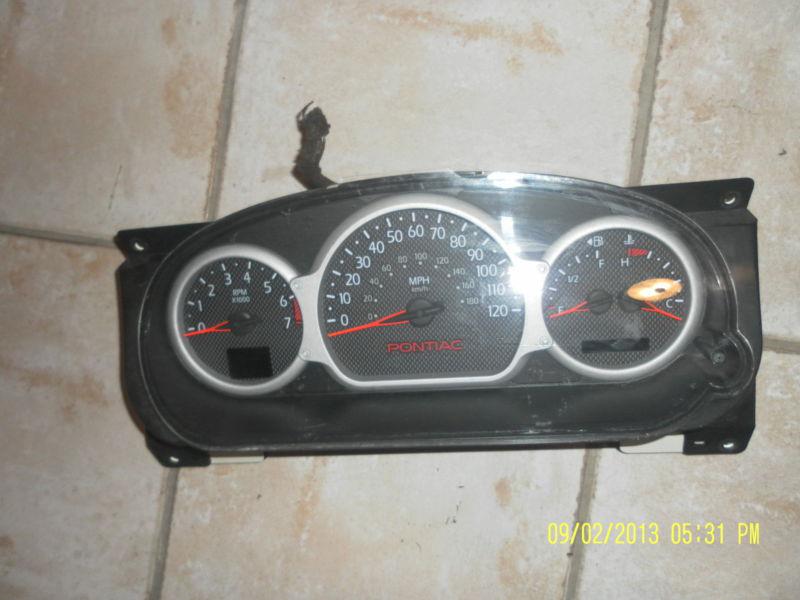 2003 pontiac aztek speedometer cluster 