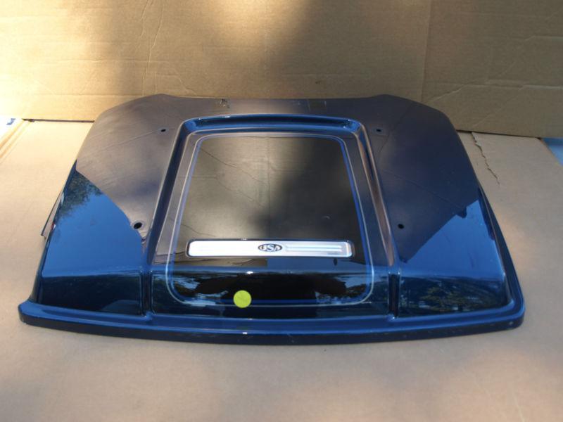 Oem harley luggage box lid blue