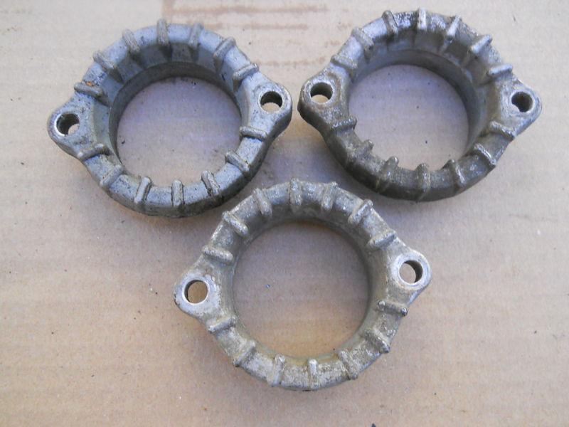 Kawasaki early h1 1969 1970 1971 original exhaust manifold spigot's flanges