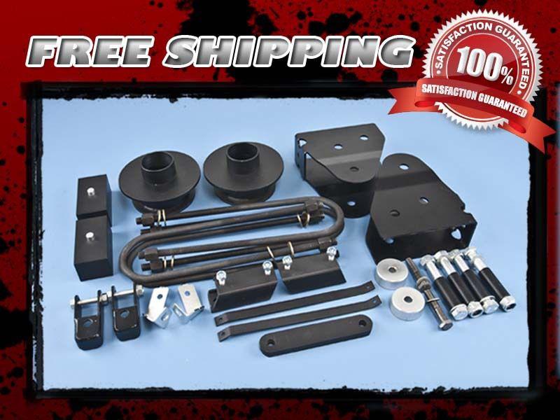 Steel lift kit front 3.5" rear 3.5" radius arm swaybar drop 4wd overload u-bolt