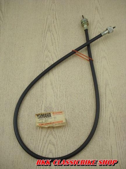 Nos yamaha yas1 yas1c as2 as2c yl2 fs1 fs1e speedometer cable p/n 260-83550-01