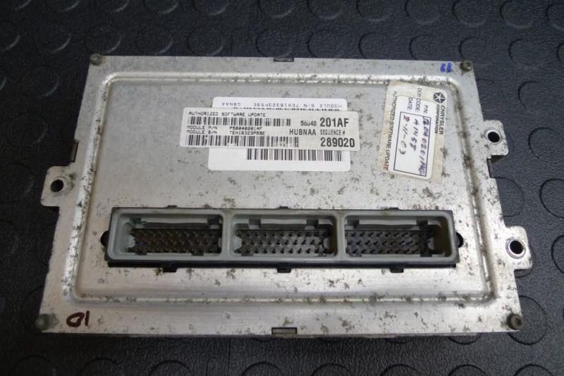 02 dodge ram 1500 4.7  ecu ecm pcm engine computer control unit 56040201ag 201ag