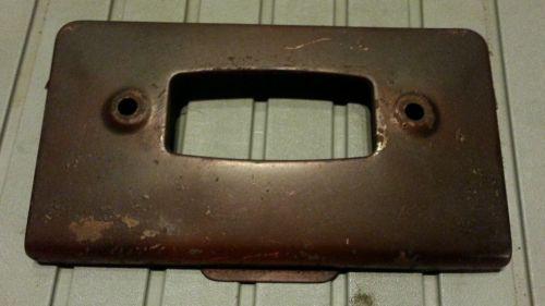 Willys wagon radio panel