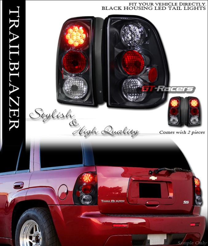 Find Jdm Black Led Tail Lights Rear Brake Lamps Pair 02 06 07 08 09