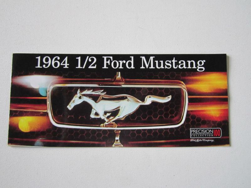 Mustang 19641/2  2 page booklet  