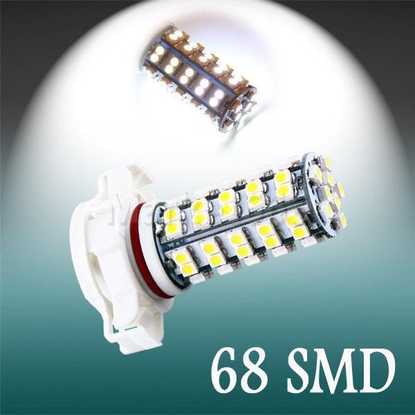 H16 pure white 68 smd 5202 5201 psx24w drl fog led car light bulb lamp