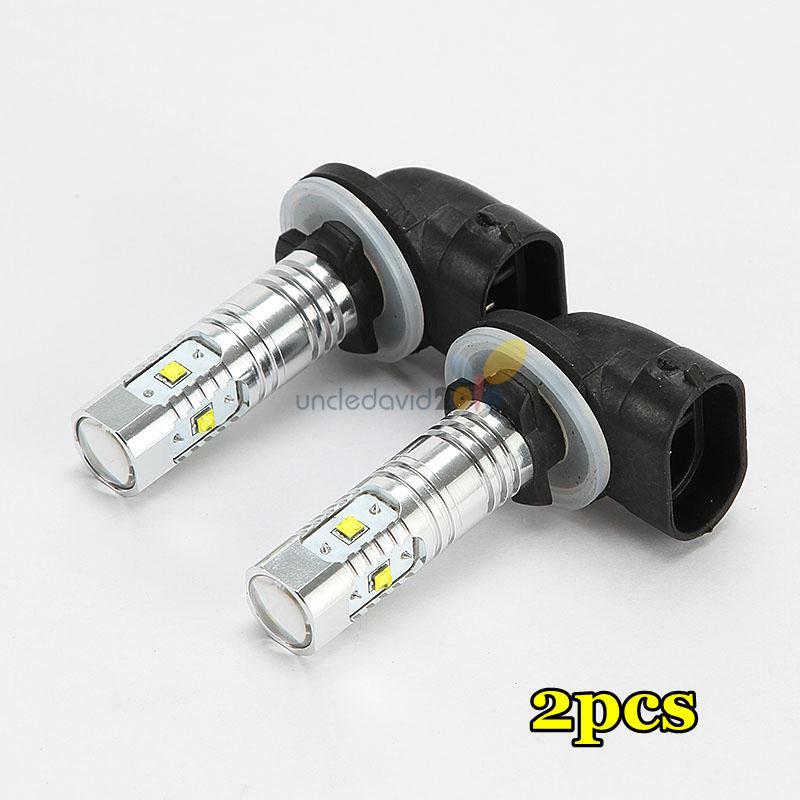 2x 25w 881 high power cree led bulbs fog driving lamp drl daytime running light