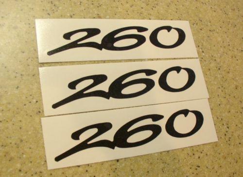 Sea ray 240 260 270 290 320 330 340 decal 3-pk free ship + free fish decal!