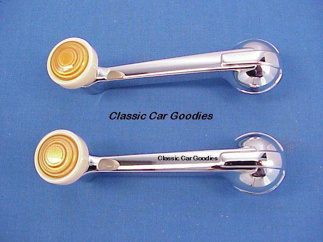 Find 1948 Chevy Window Handles (2) with Ivory Knobs! in Aurora