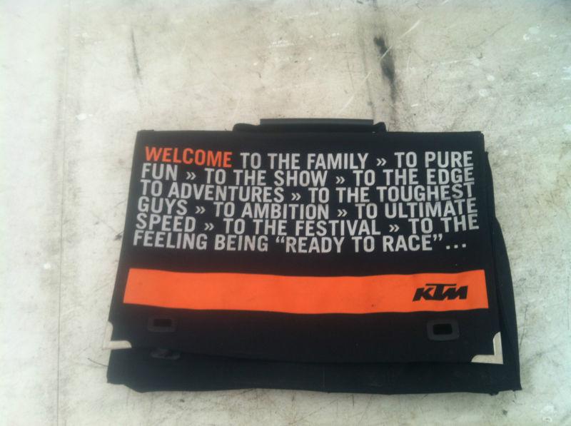 Ktm racing parts bag tool bag sx sxf exc xcw 65 85 125 250 300 350 450