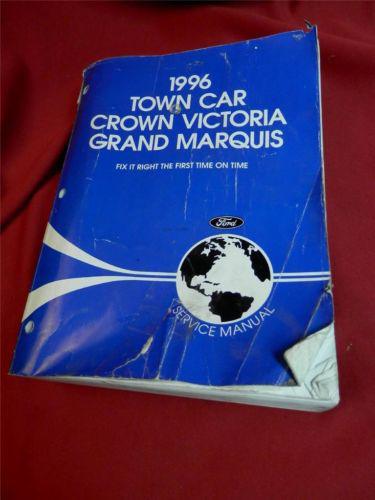 1996 town car ford crown victoria mercury grand marquis oem shop service manual