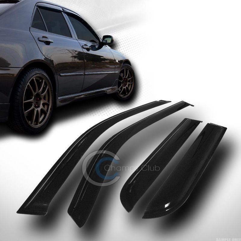 Sun/rain guard smoke vent shade deflector window visors v2 01-07 ford escape suv