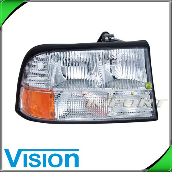 Passenger right side headlight lamp assembly replacement 1998-2004 gmc sonoma