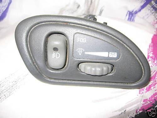 2000 00 pontiac grand am fog light control switch