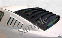 2010-2013 ford mustang abs side window louvers