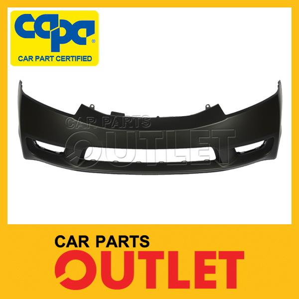 09 10 11 civic sedan front bumper cover primed black facial cover capa certified