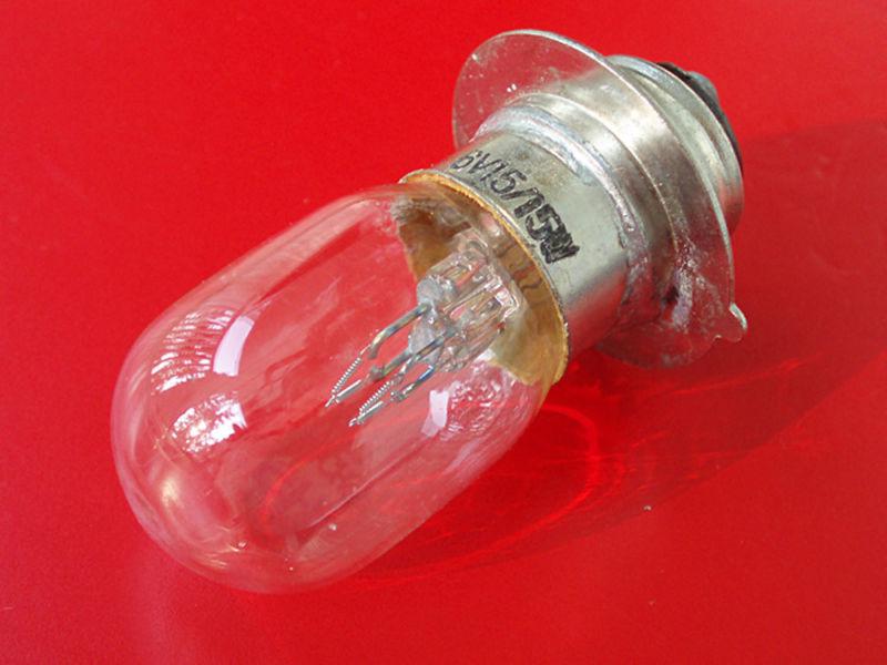 Bulb (nos) sun 6v 15/15w head light honda z50 s65 atc70 atc90 cl70 ct70 ca100 