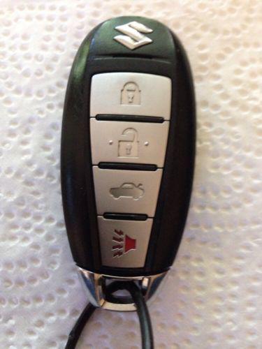 Suzuki remote smart key keyless entry fob transmitter used key insert blade