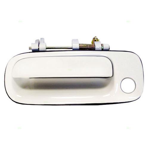 New drivers outside front door handle super white assembly 92-96 toyota camry