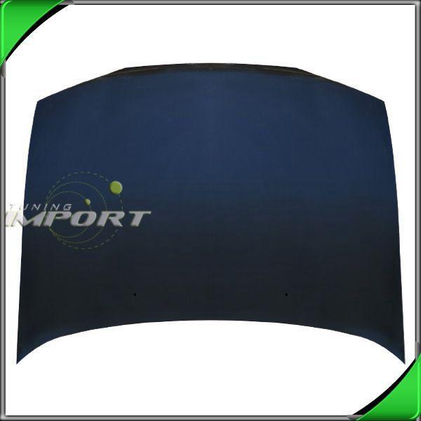 Hood panel primered black steel assembly fit 1995-1997 hyundai accent sedan