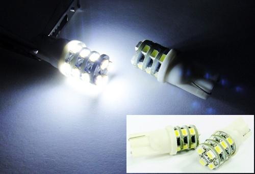 2 white 16 smd led parking turn signal blinker light backup t10 168 194 921 bulb