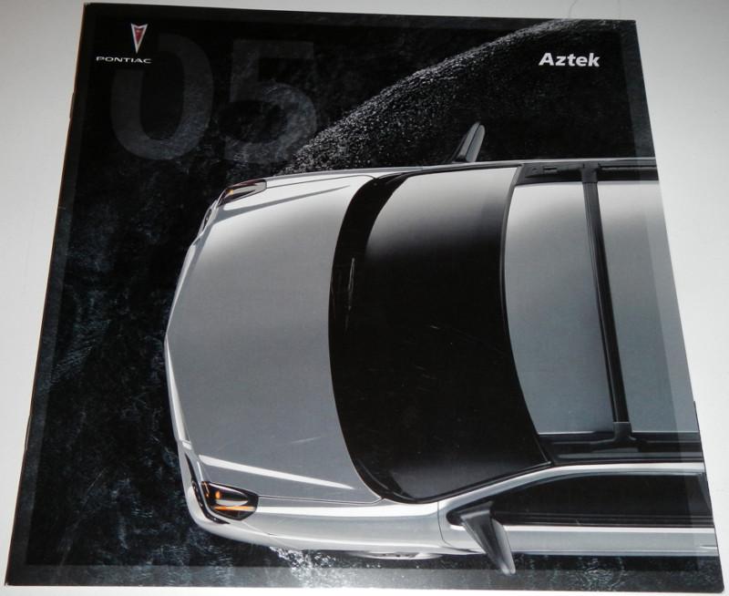 2005 pontiac aztek brochure