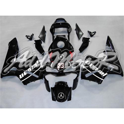 For cbr600rr 03-04 2003-2004 injection molded fairing black zh1410