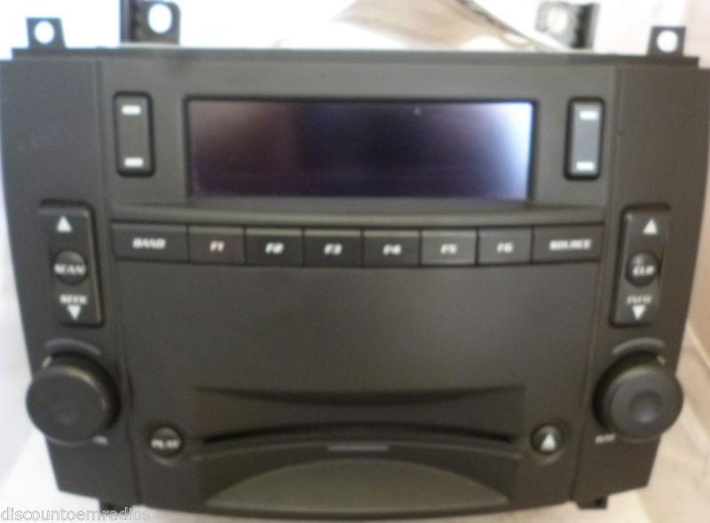 05-07 cadillac cts srx radiio cd player 15824244 *