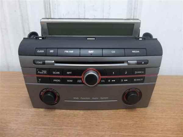 2008 08 mazda 3 radio single disc cd player oem lkq