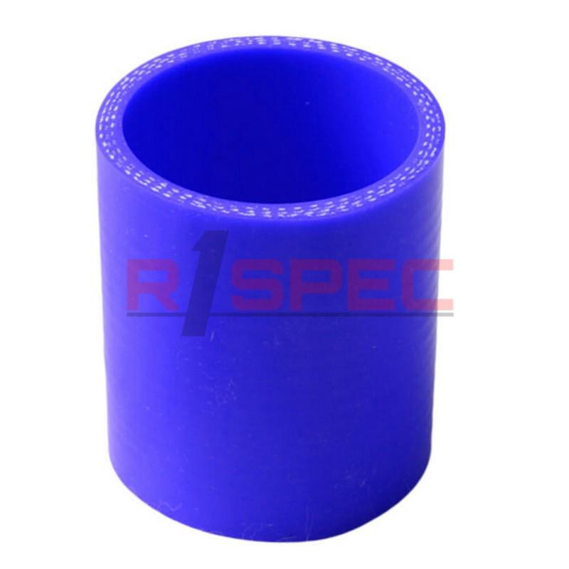 Universal blue 2.25'' 3 ply straight silicone hose coupler 57mm turbo intake bl