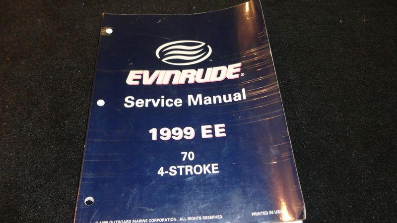 Used 1999 ee evinrude service manual 70, 4-stroke #787023 boat repair