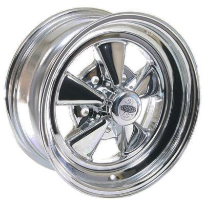 Cragar 08/61 s/s super sport chrome wheel 15"x7" 5x5" bc set of 2