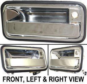 Door handle new chrome front outer right hand suburban full size pickup chevy