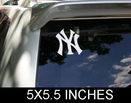 New york yankees logo car truck window decal sticker