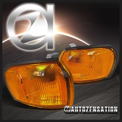 1995-2001 subaru impreza jdm amber lens front signal parking corner lights