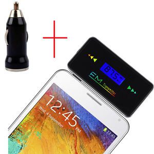 Smallest music to car radio fm transmitter radio modulator for iphone 6 4s 5c 6s