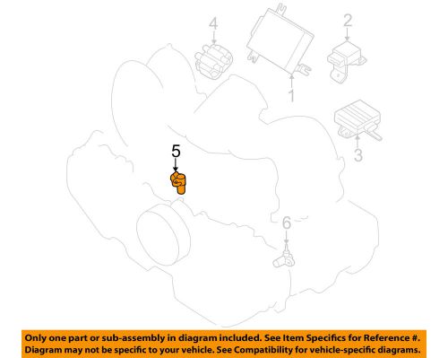 Subaru oem 93-15 impreza-engine crankshaft position sensor 22053aa053